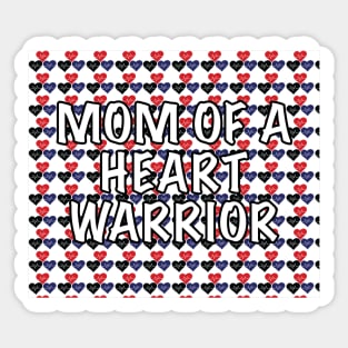 Mom of a Heart Warrior Sticker